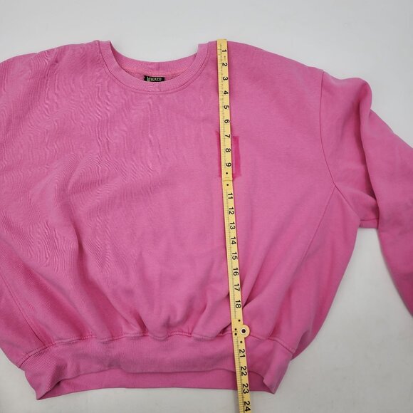 Wicked X  Large Target Paul Tazewell Defy Gravity Crew Fleece Sweatshirt Pink - Picture 7 of 7